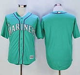 Seattle Mariners Blank Green New Cool Base Stitched Baseball Jersey,baseball caps,new era cap wholesale,wholesale hats